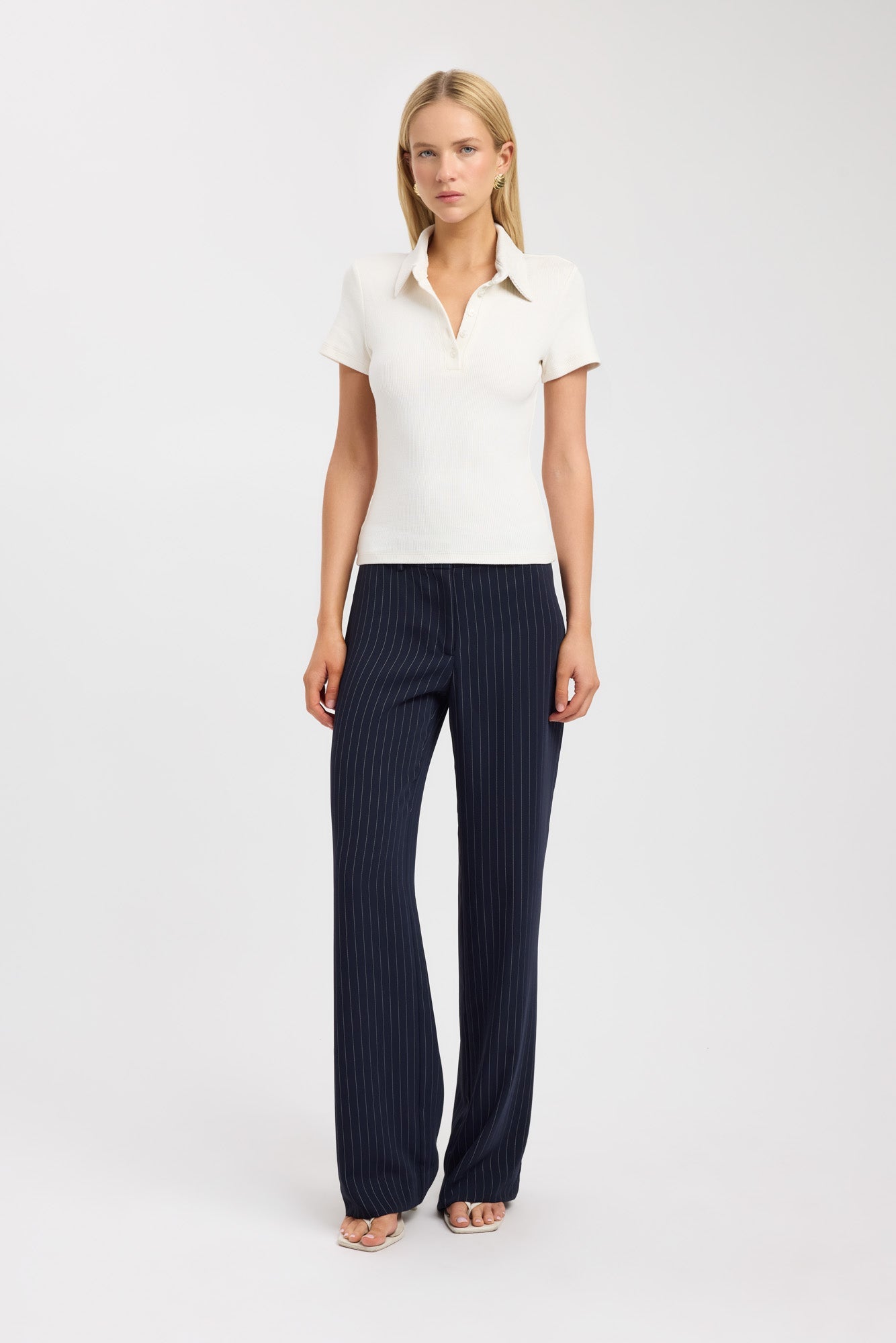 トップス MESH POLO COCONUT MILK L C241_MYLESPOLOTOP_COCONUTMILK_