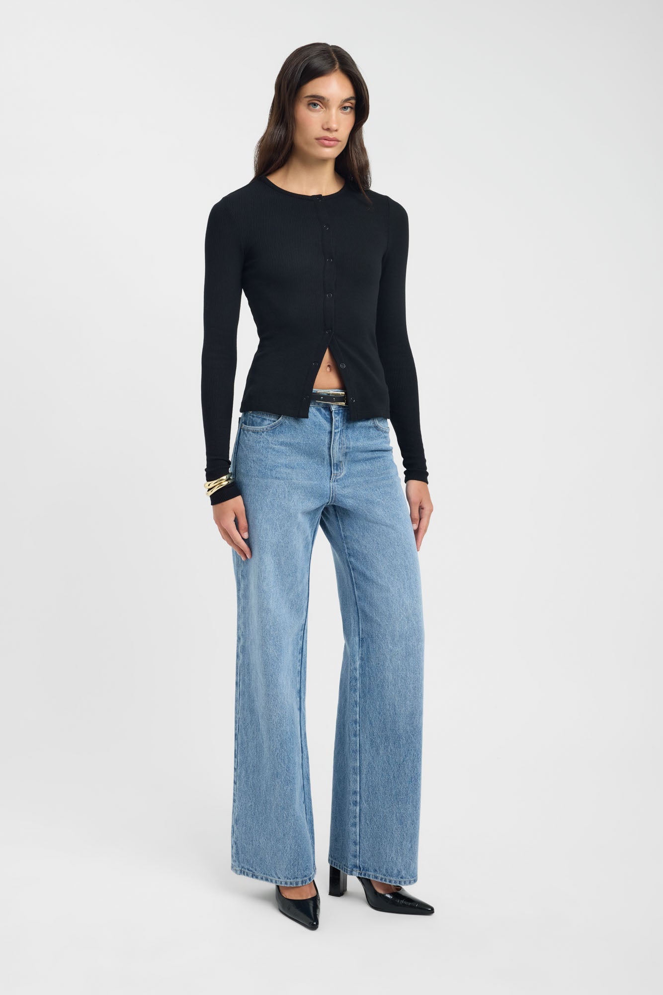 Atlas Snap Long Sleeve Top – USA KOOKAÏ