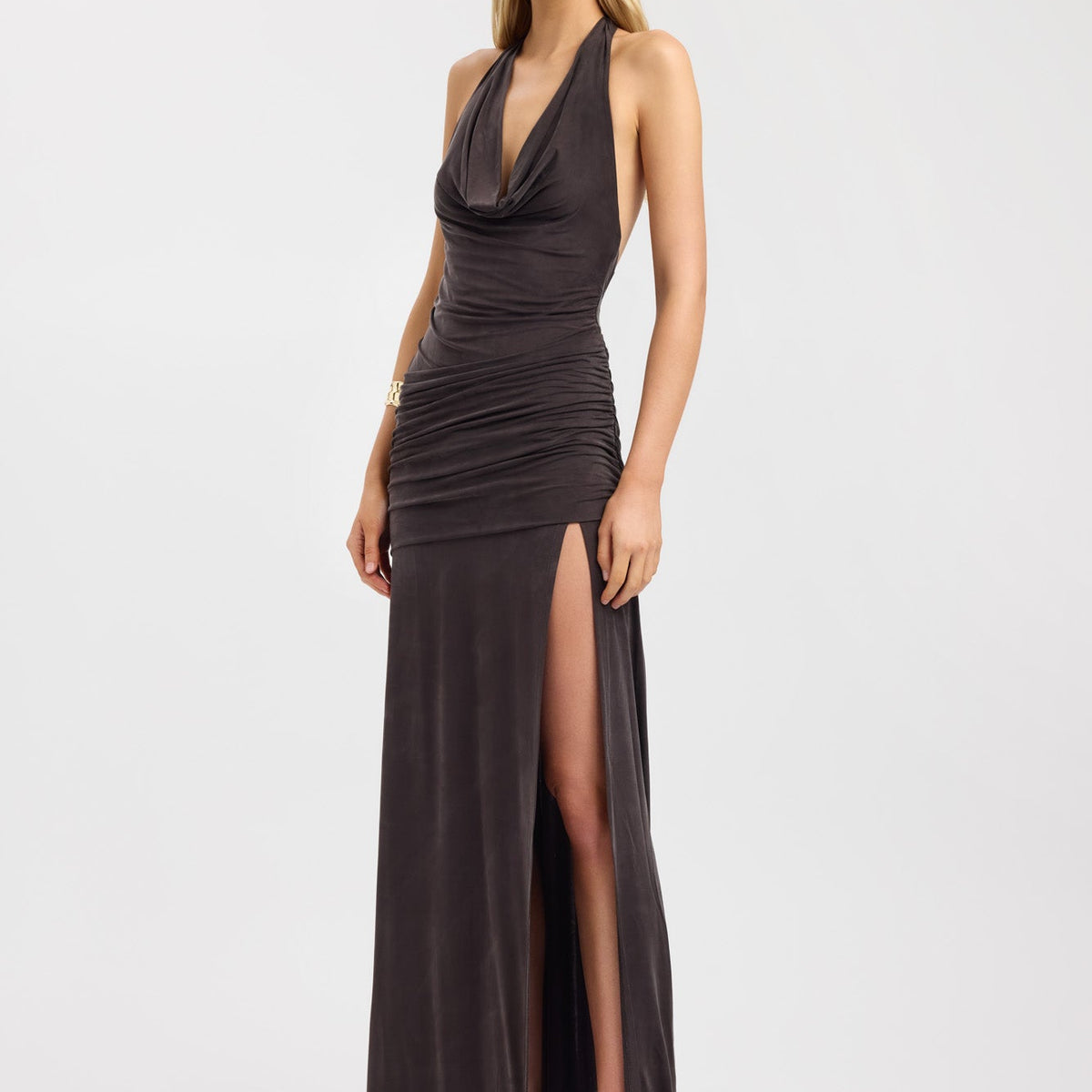 montana brown dress Montana maxi dress in brown