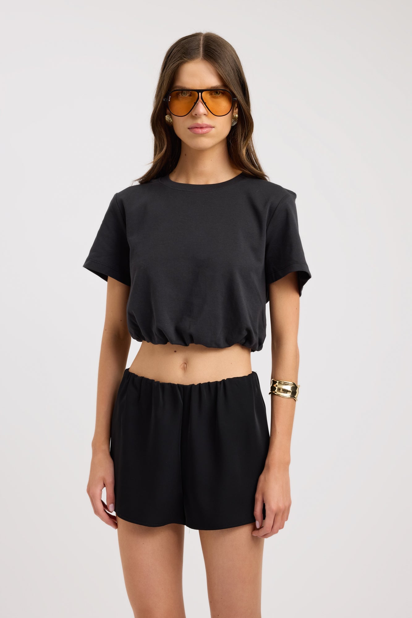 Dusk Cropped Tee | USA KOOKAÏ