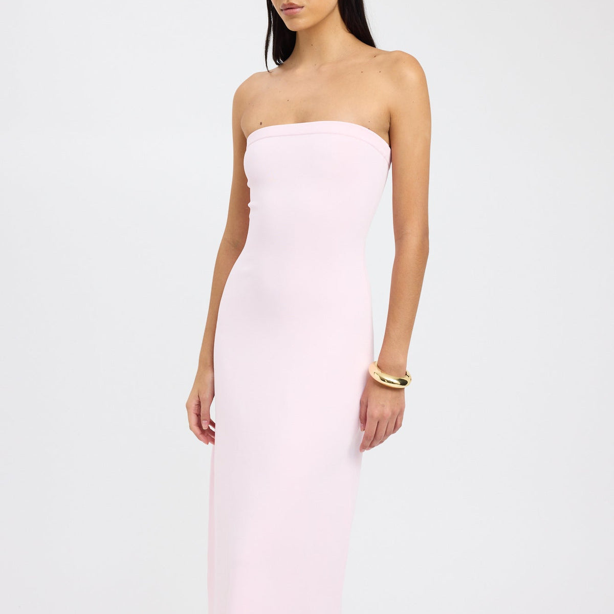 halter floral midi dress Lady Black Tie - Solana Midi Dress - Blue & Pink Floral Halter Dress