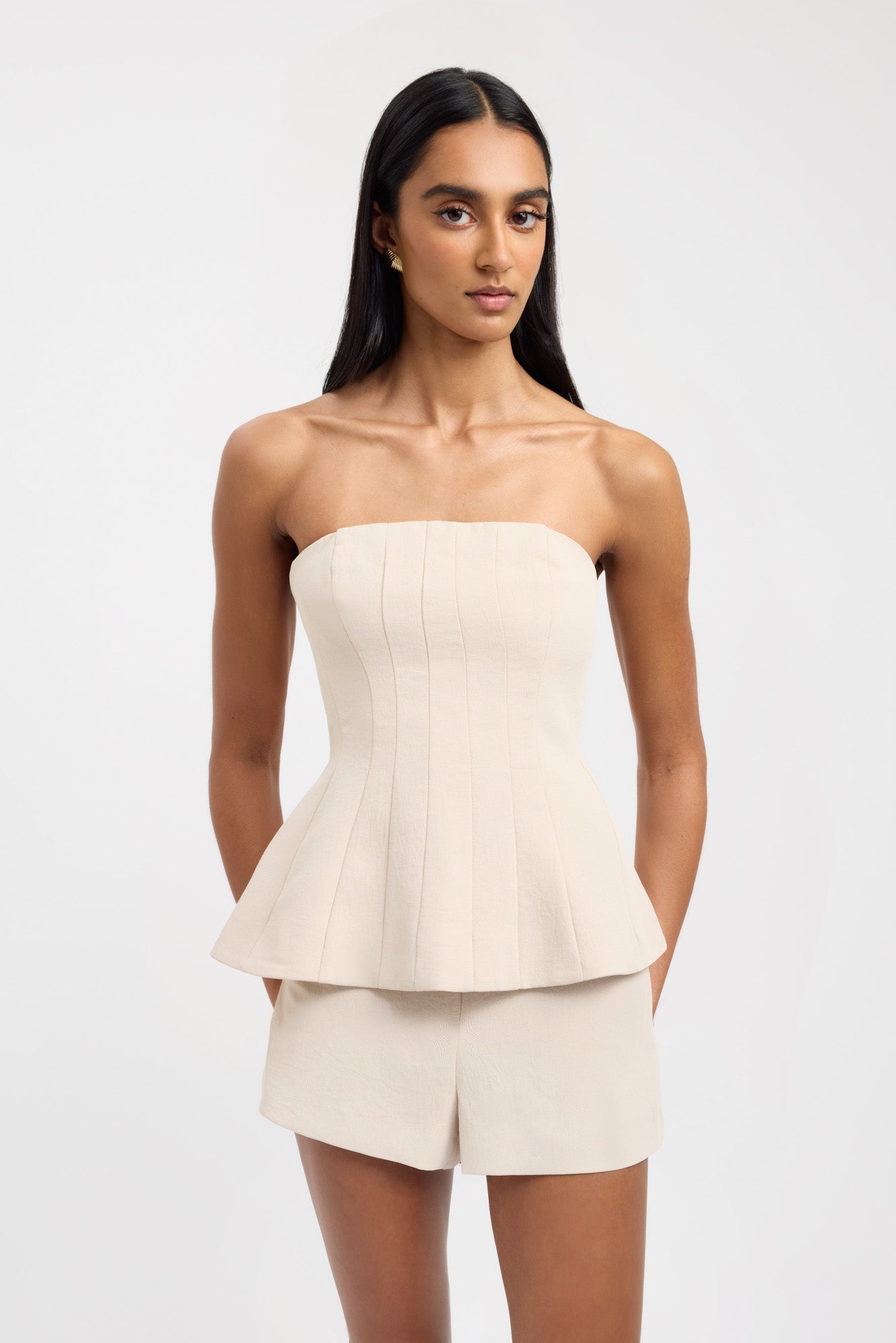 Oyster Strapless Seam Top – USA KOOKAÏ
