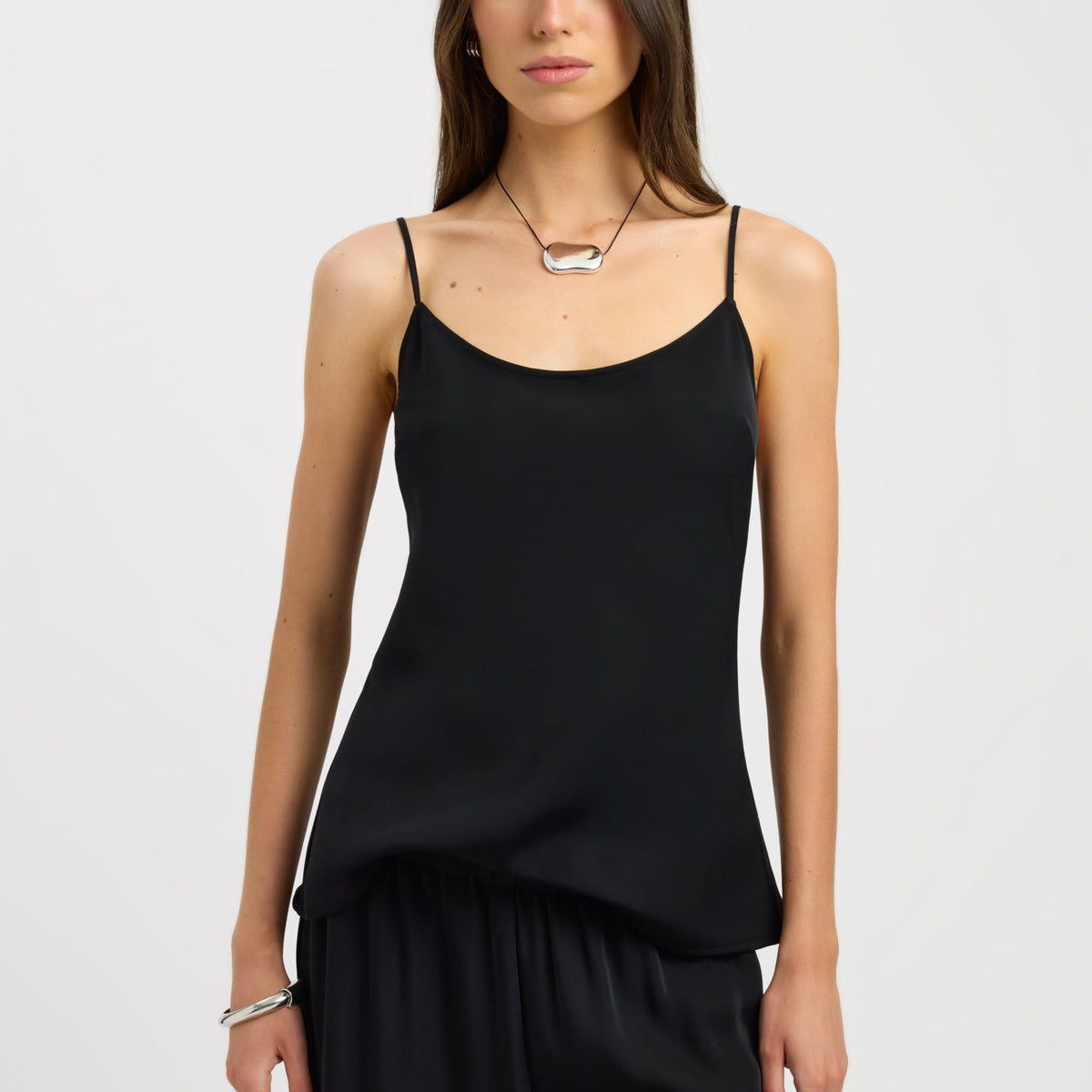 Camisole noire taille Plus mySTYLE pour femmes - 1X à 3X