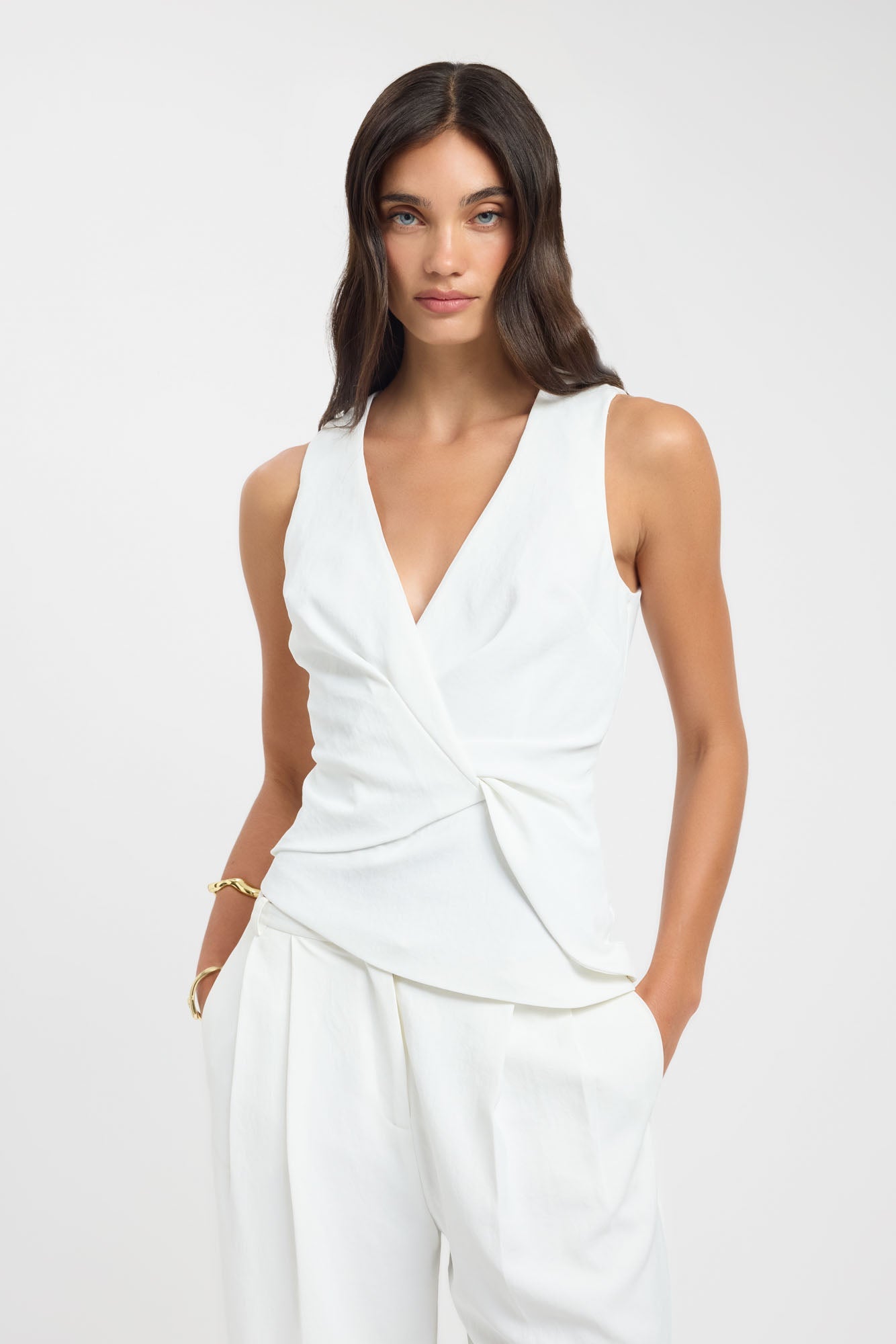 Opal Wrap Front Top | USA KOOKAÏ