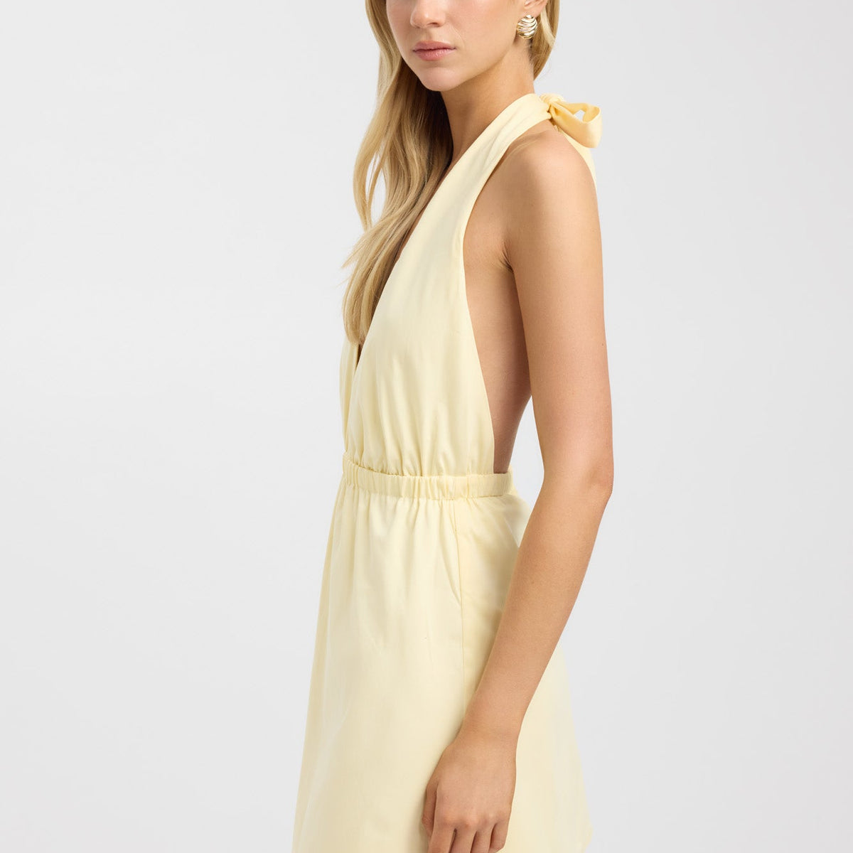 Solana Plunge Mini Dress – USA KOOKAÏ