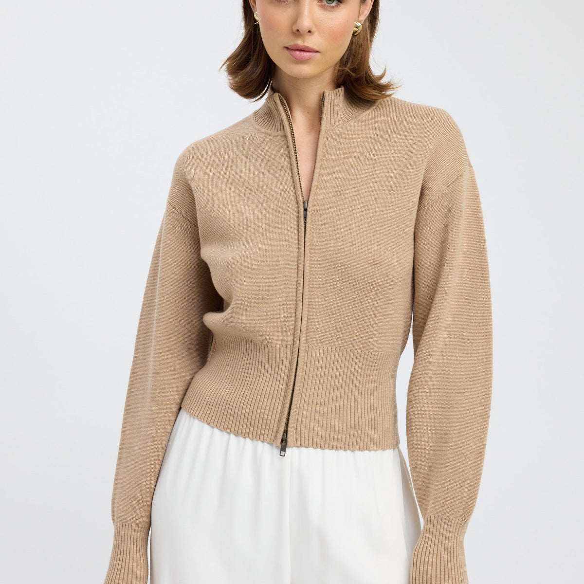 Dalton Zip Cardigan – USA KOOKAÏ