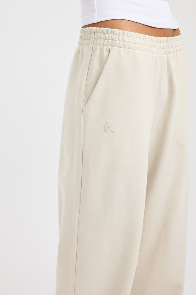 back Jonti Wide Leg Trackpant Kookai Wide-leg High-rise brown womens-regular-pants 