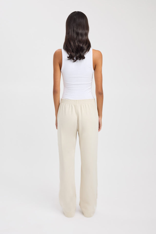 back Jonti Wide Leg Trackpant Kookai Wide-leg High-rise brown womens-regular-pants 