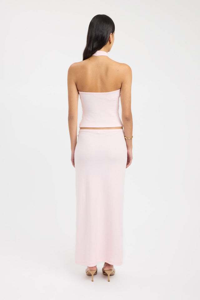 back Sulli Tank Kookai Fitted Asymmetry Sleeveless Womens-Blouse 