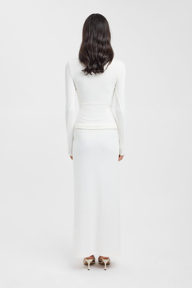 kookai white long sleeve dress Kooka Kookai Dress White
