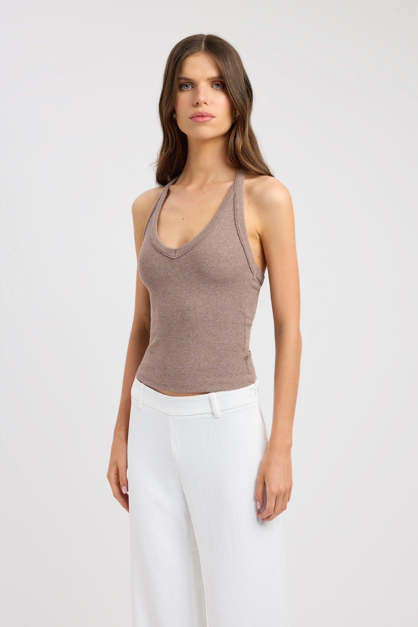 【kyon.01 】AMERI CLARA SATIN TANK TOP CLARA SATIN TANK TOP