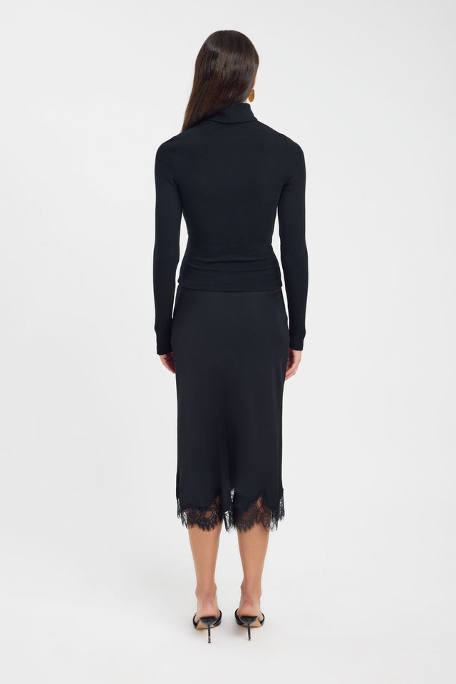 kookai black long sleeve dress Kalara Dress Kookai Black Long Sleeve Dress Kookai Kookai Kalara Long Sleeve Dress 100% Wool Black
