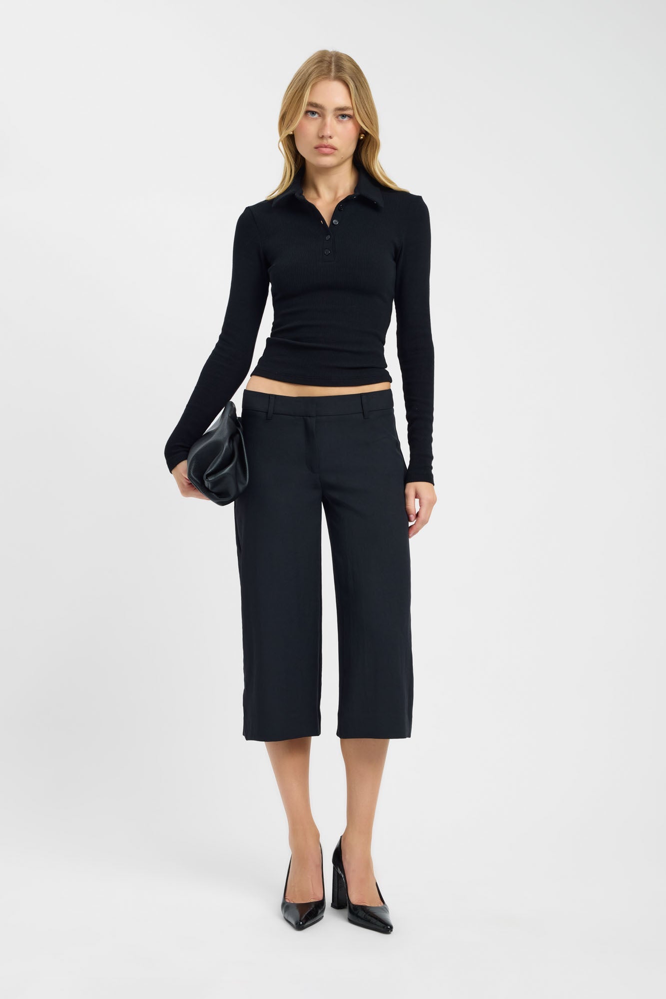 Myles Polo Long Sleeve Top | USA KOOKAÏ