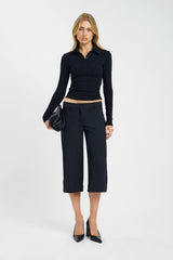 Myles Polo Long Sleeve Top