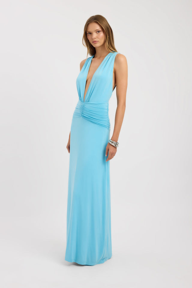 Vera Maxi Dress 8 / Coastal Blue Vera Maxi Dress 8 / Coastal Blue