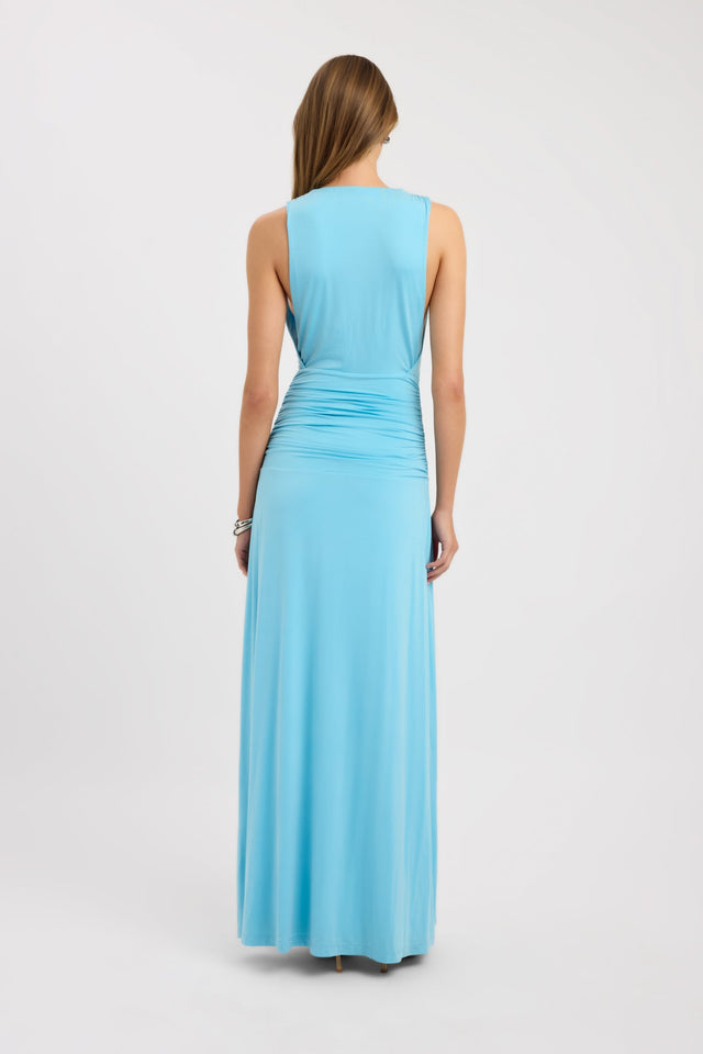 back Vera Maxi Dress Kookai Bodycon Mini Fitted Plungeneck womens-dresses 