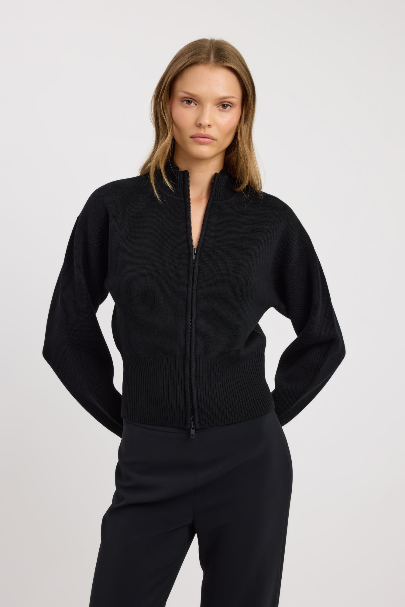 doublet ZIP UP YARN CARDIGAN ブラック doublet ZIP UP YARN CARDIGAN BLACK