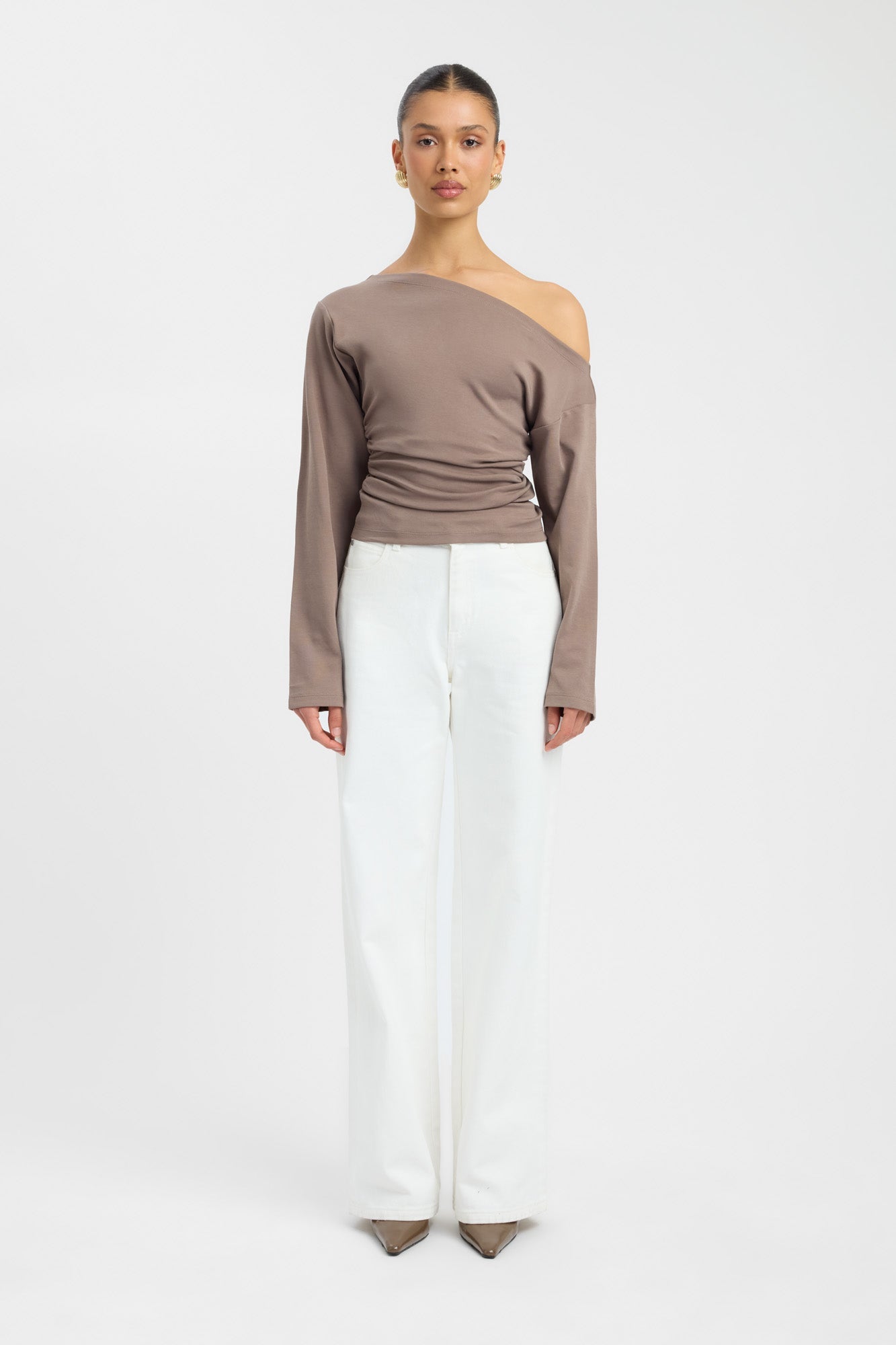 Nova Off Shoulder Long Sleeve Top – USA KOOKAÏ