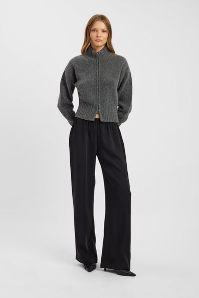 Neoprene - JS007 スウェット ダークグレー SHERRY Minimal Grey Charcoal - Hoodie Fit Regular トップス