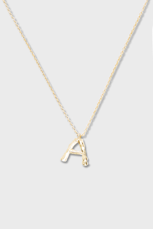 A - Initial Necklace