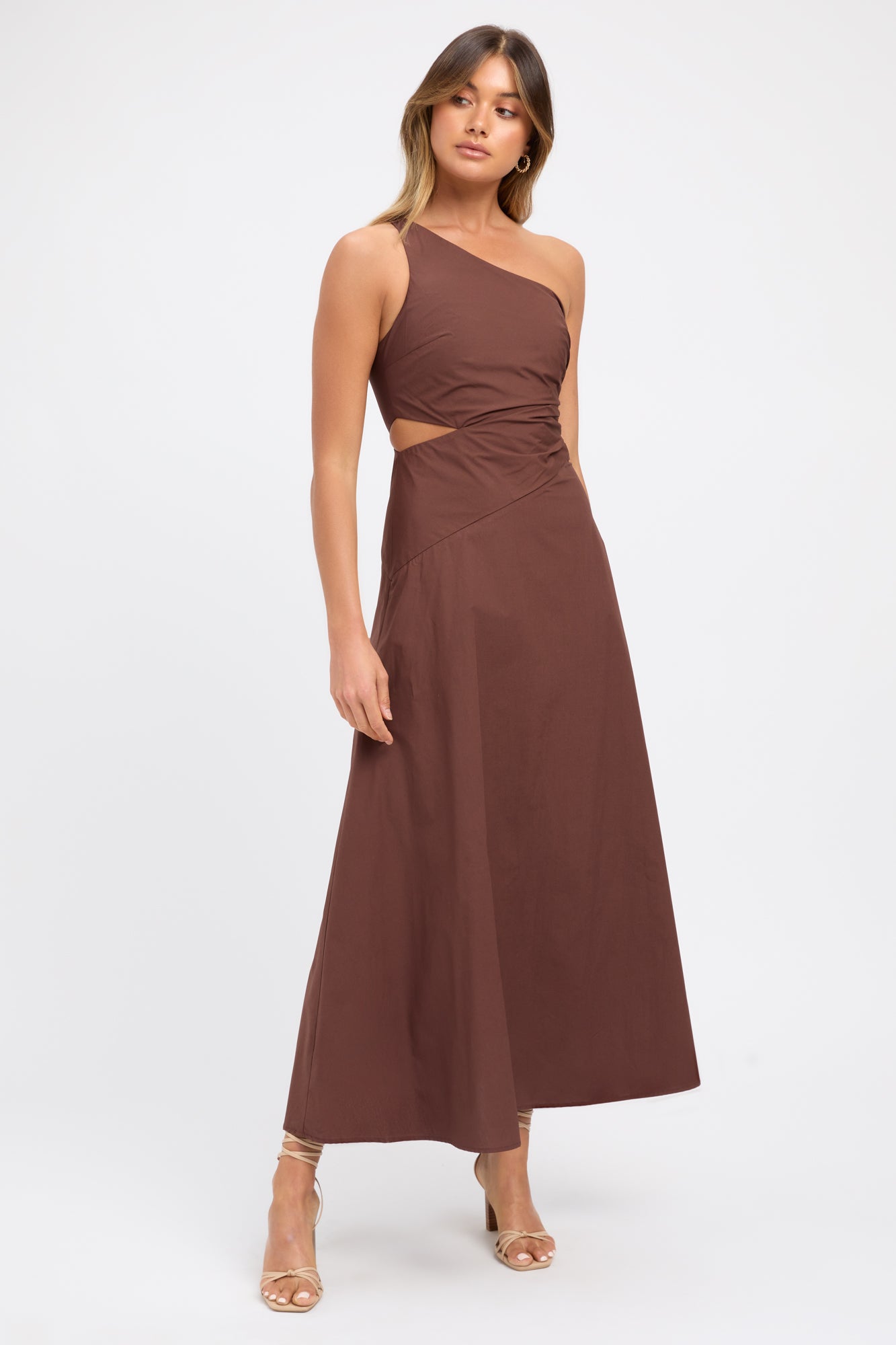 Poplin One Shoulder Dress – USA KOOKAÏ Poplin One Shoulder Dress – USA KOOKAÏ