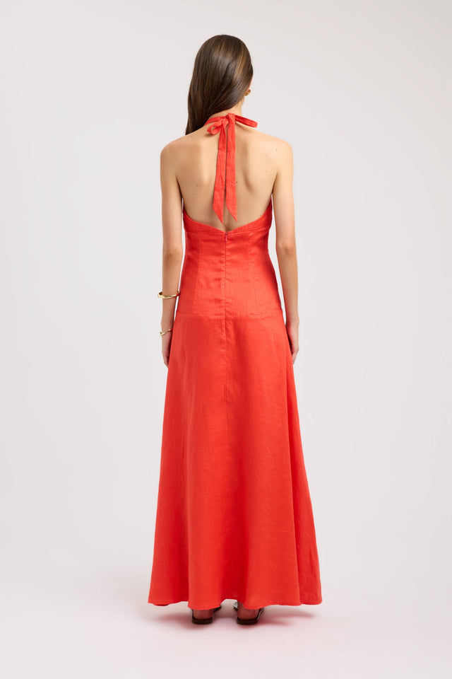 Tahiti Core Halter Dress