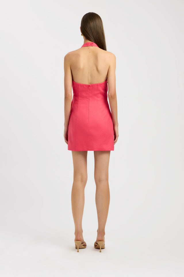 Palm Trim Mini Dress