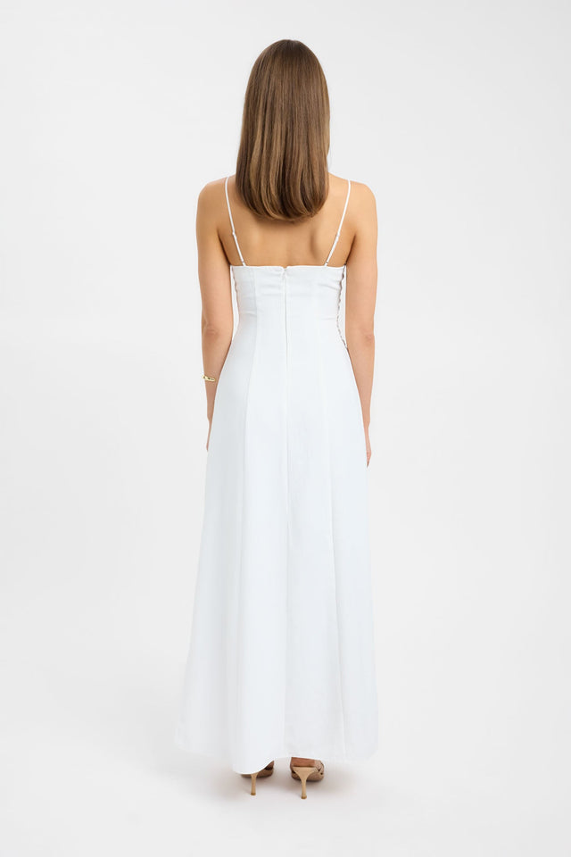 cinch waist maxi dress SHORT SLEEVE SOLID Riah Fashion Elevate your seasonal wardrobe with this essential piece ARRANGE - Maxi Dress -