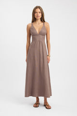 palm beach draped maxi dress Palm Beach Strapless Maxi Dress main image 0