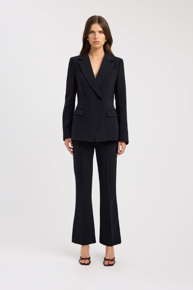 front Alto Cinched Blazer Kookai Long sleeve Blazer Full length womens-coats-and-jackets 