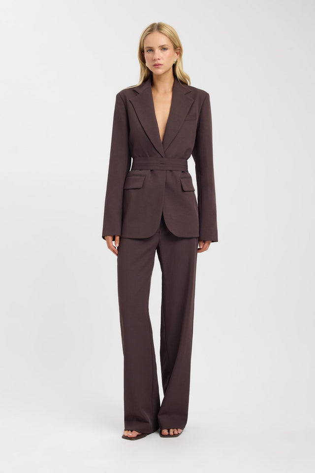 Dress Kookai Suit Ariel Button Blazer Dark Chocolate Dress Kookai Suit Ariel Button Blazer Dark Chocolate