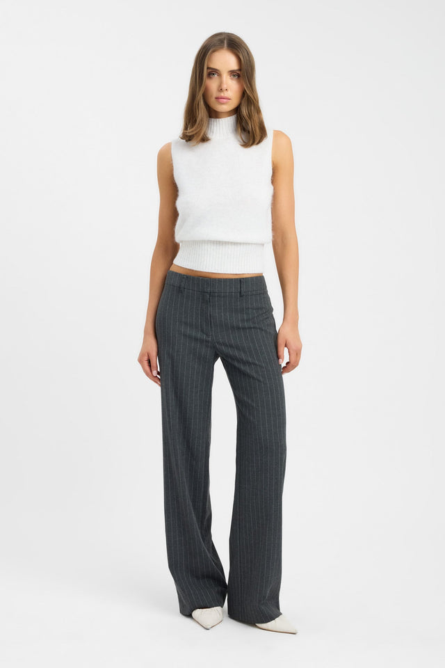 side Bergen Low Rise Pant Kookai relaxed Mid-rise womens-regular-pants 