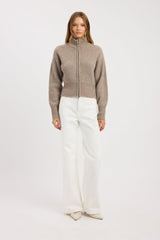Irina Zip Cardigan