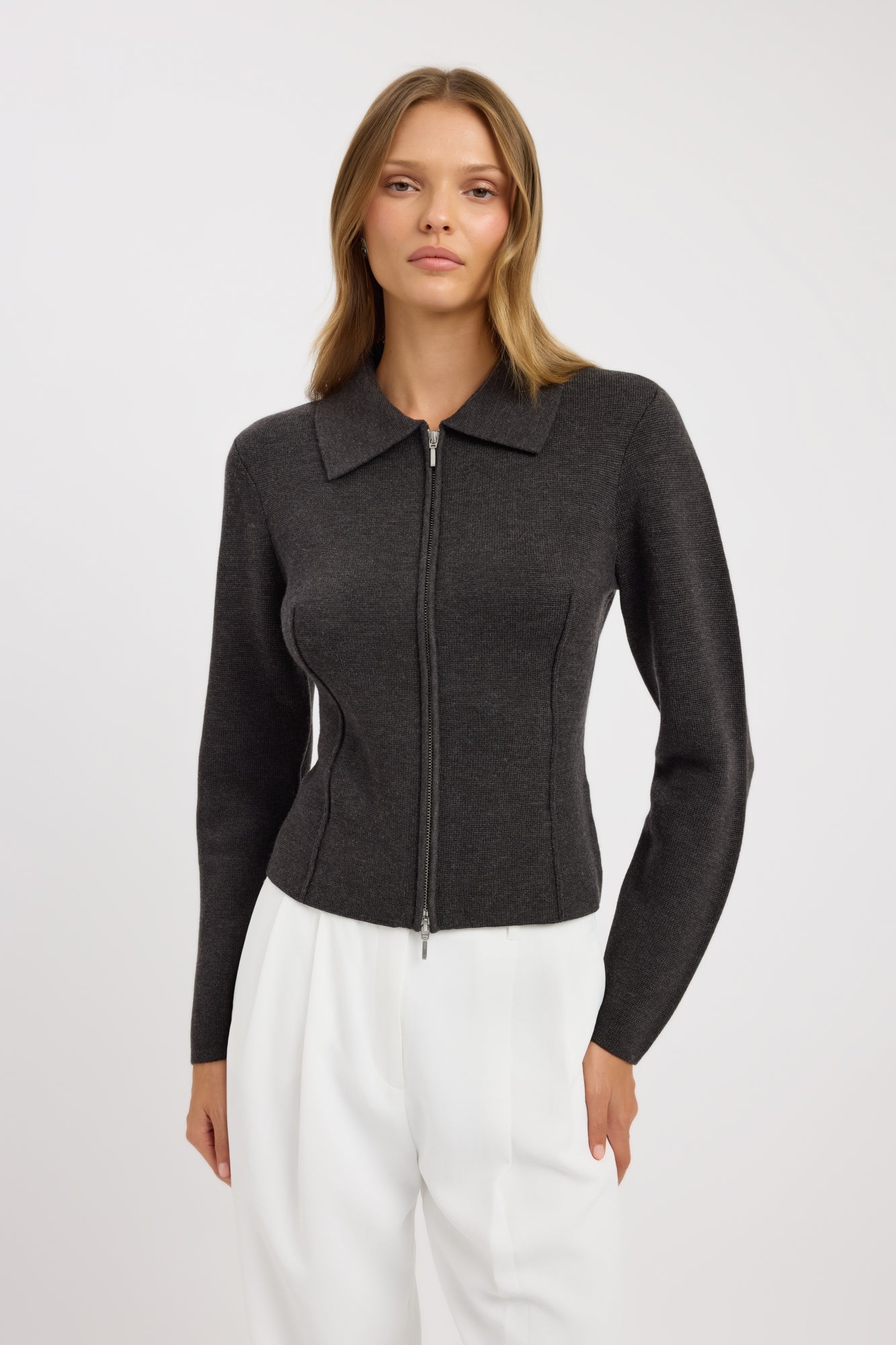 Ziggy Zip Knit Cardigan – USA KOOKAÏ