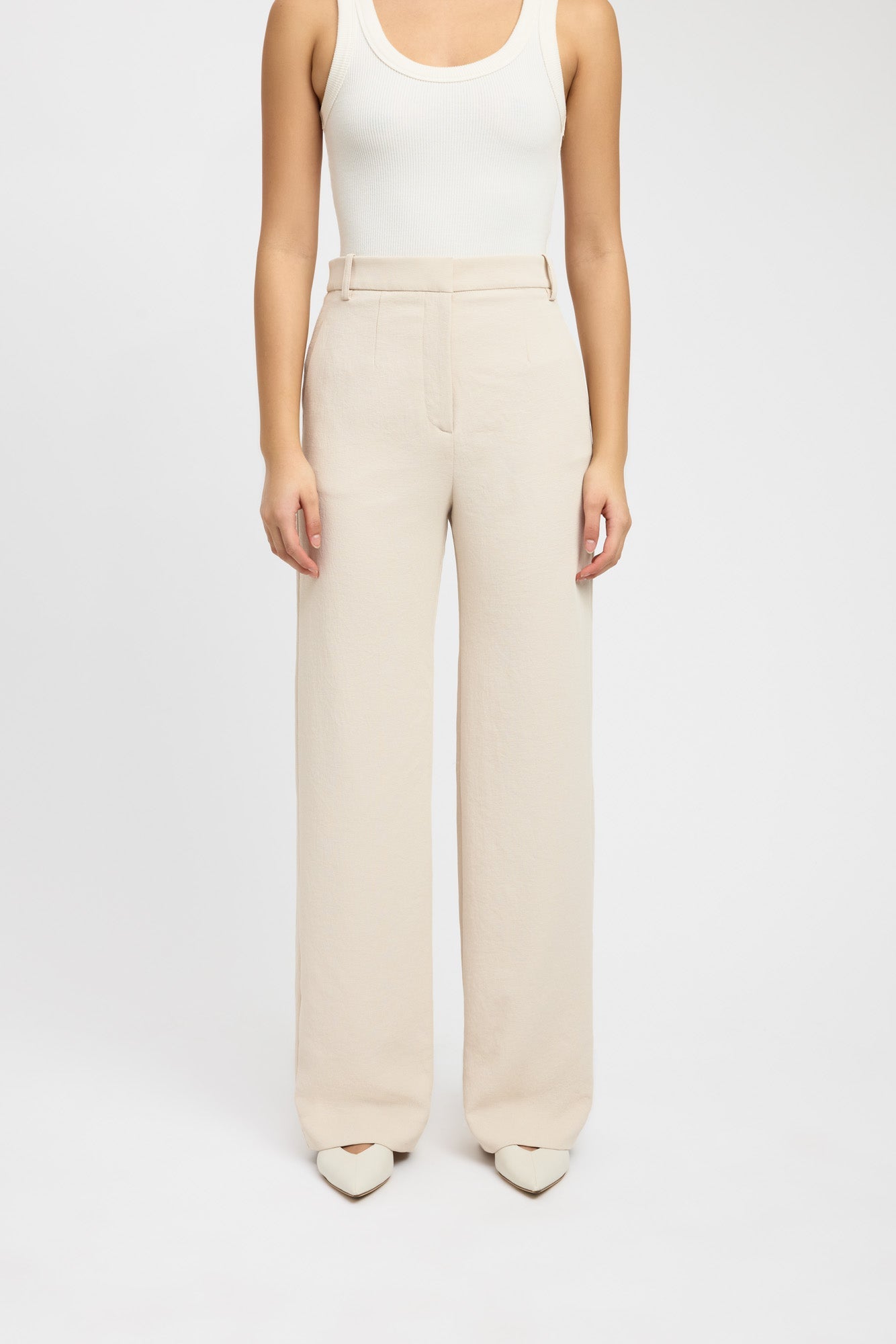 Buy Oyster Tailored Pant Natural White Online
