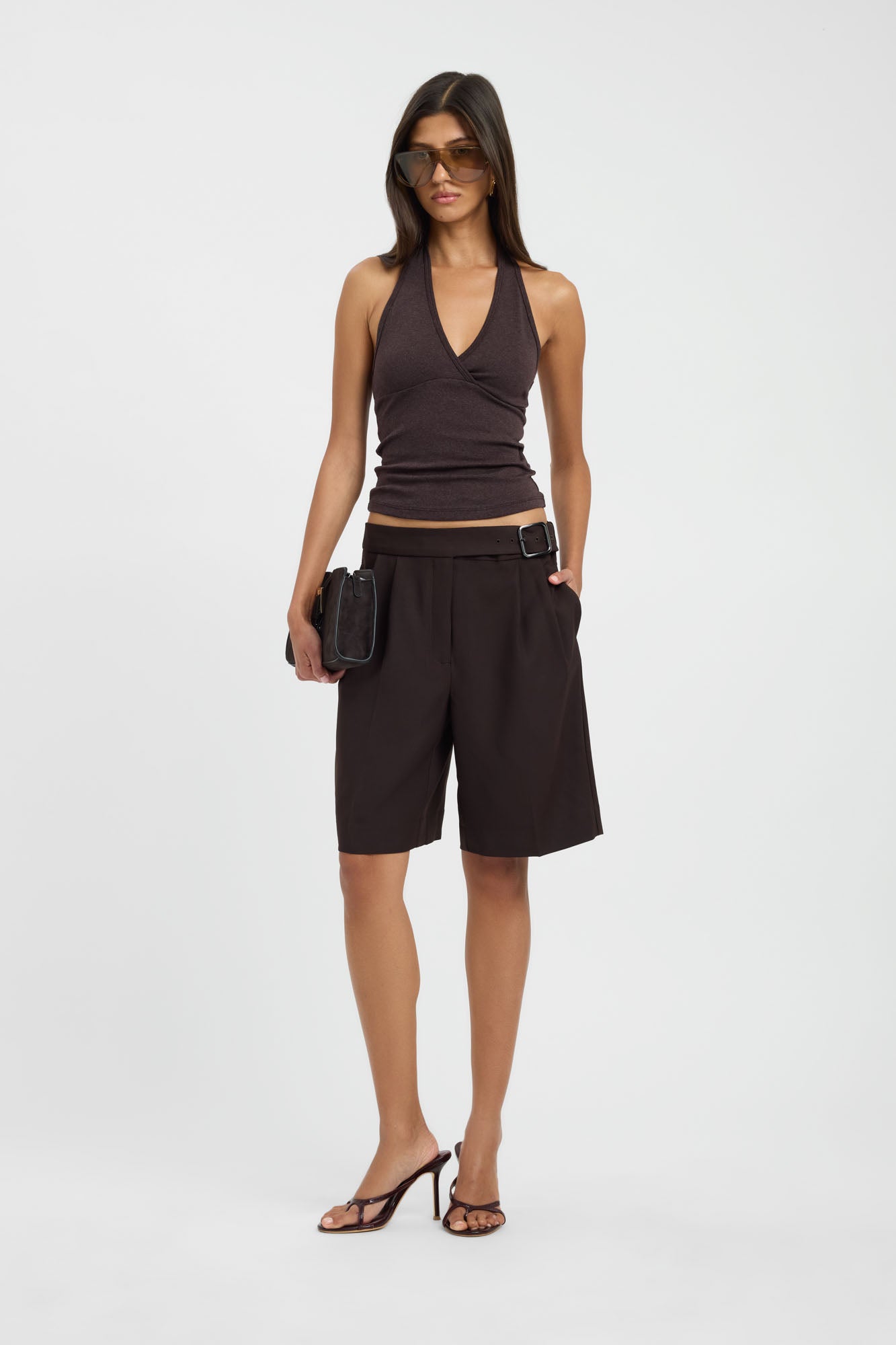 Nola Pleated Long Short | USA KOOKAÏ
