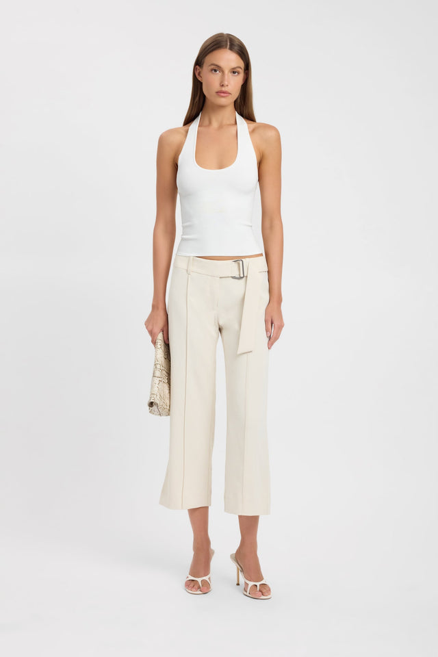Opal Pin Tuck Capri