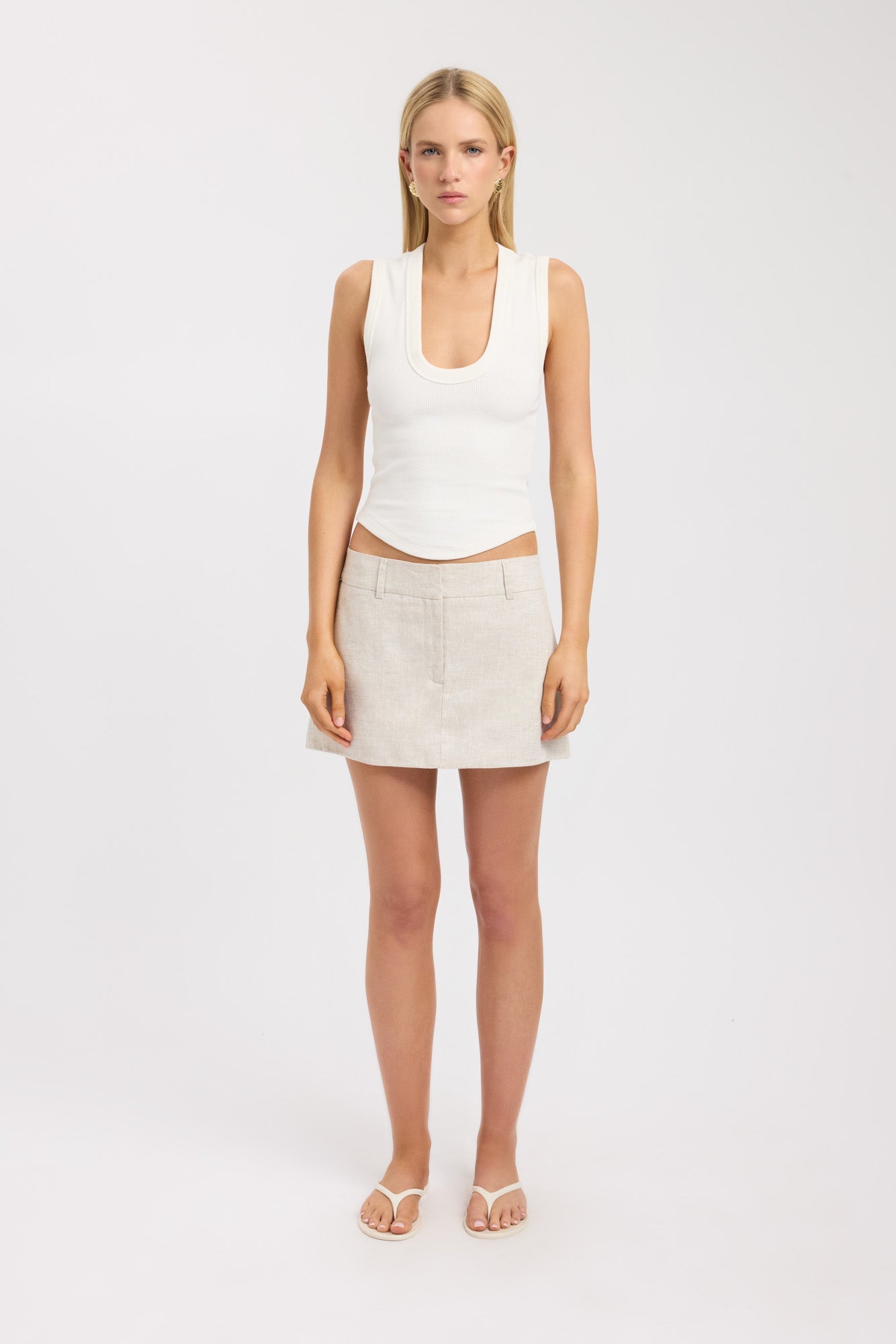 Camila Scoop Tank – USA KOOKAÏ