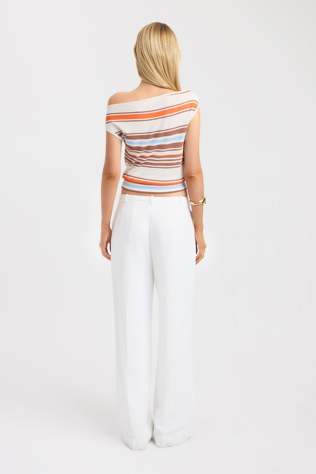 Skye Stripe Off Shoulder Top