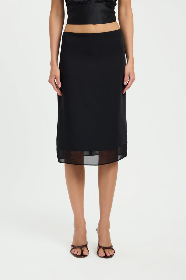 Maria Chiffon Midi Skirt