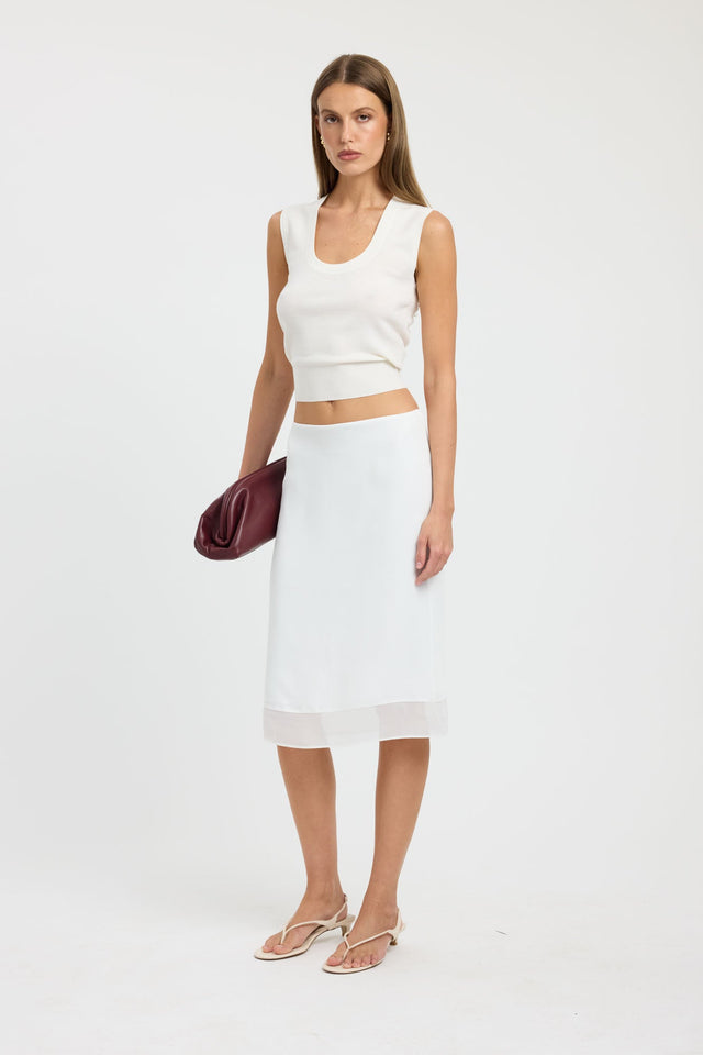 Maria Chiffon Midi Skirt