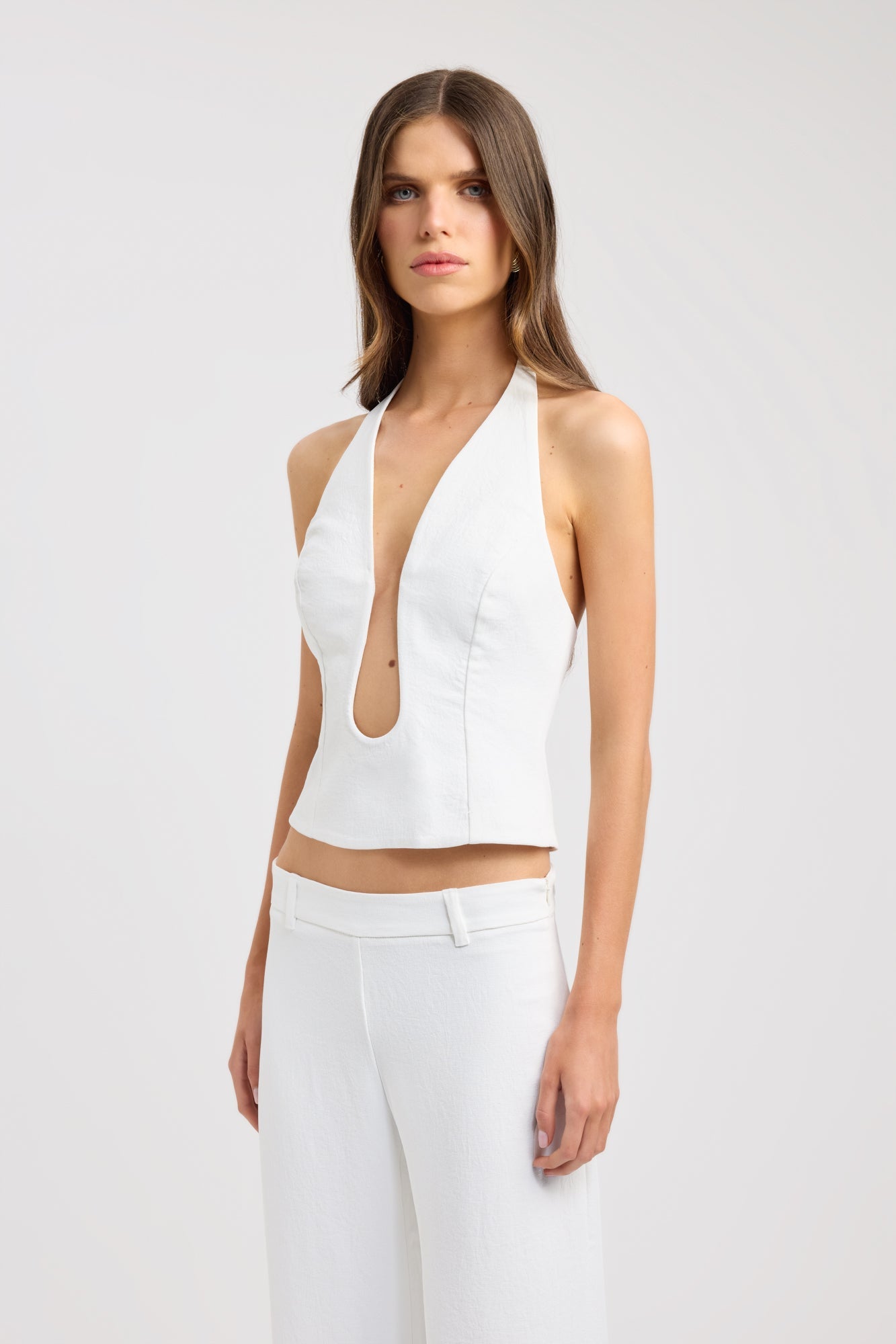 Oyster Low Cut Top – USA KOOKAÏ