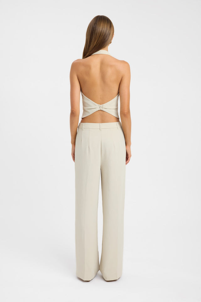 Opal Deep Vee Halter Top