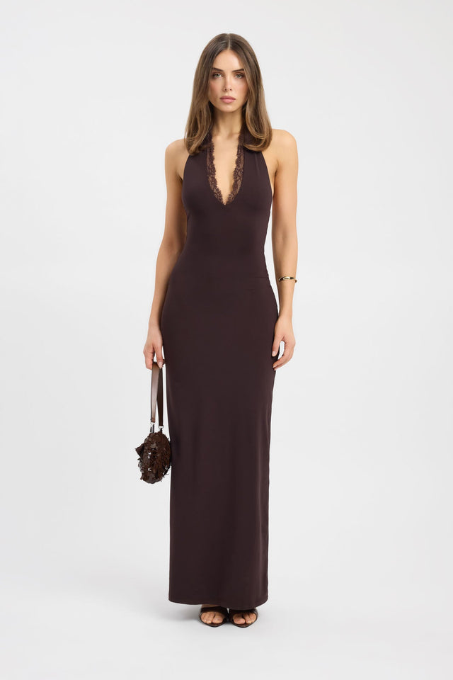 Lila Lace Maxi Dress