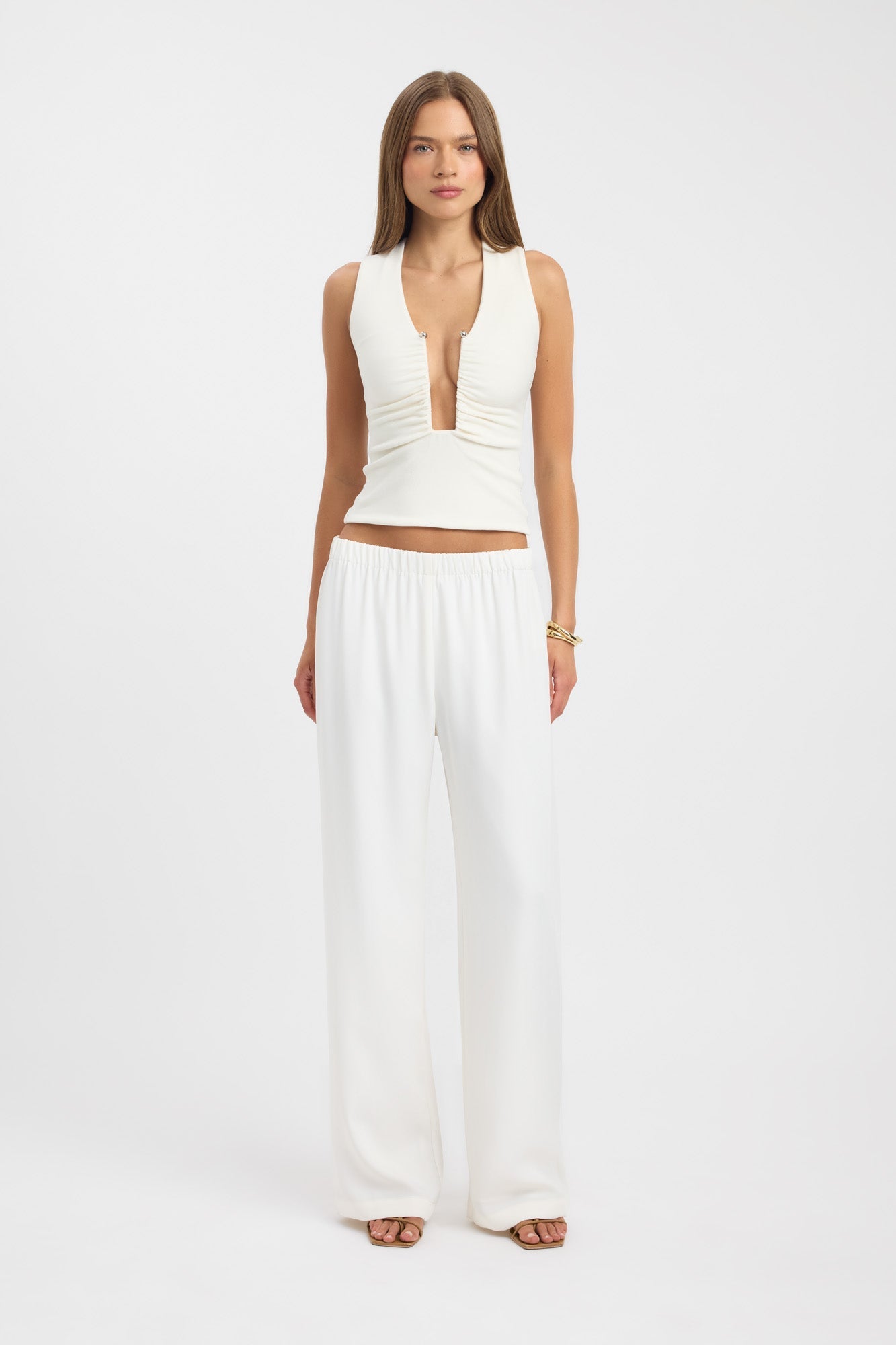 【アーミー】TSUMIKI PLEATED PANTS Ariel Pleated Pant – USA KOOKAÏ