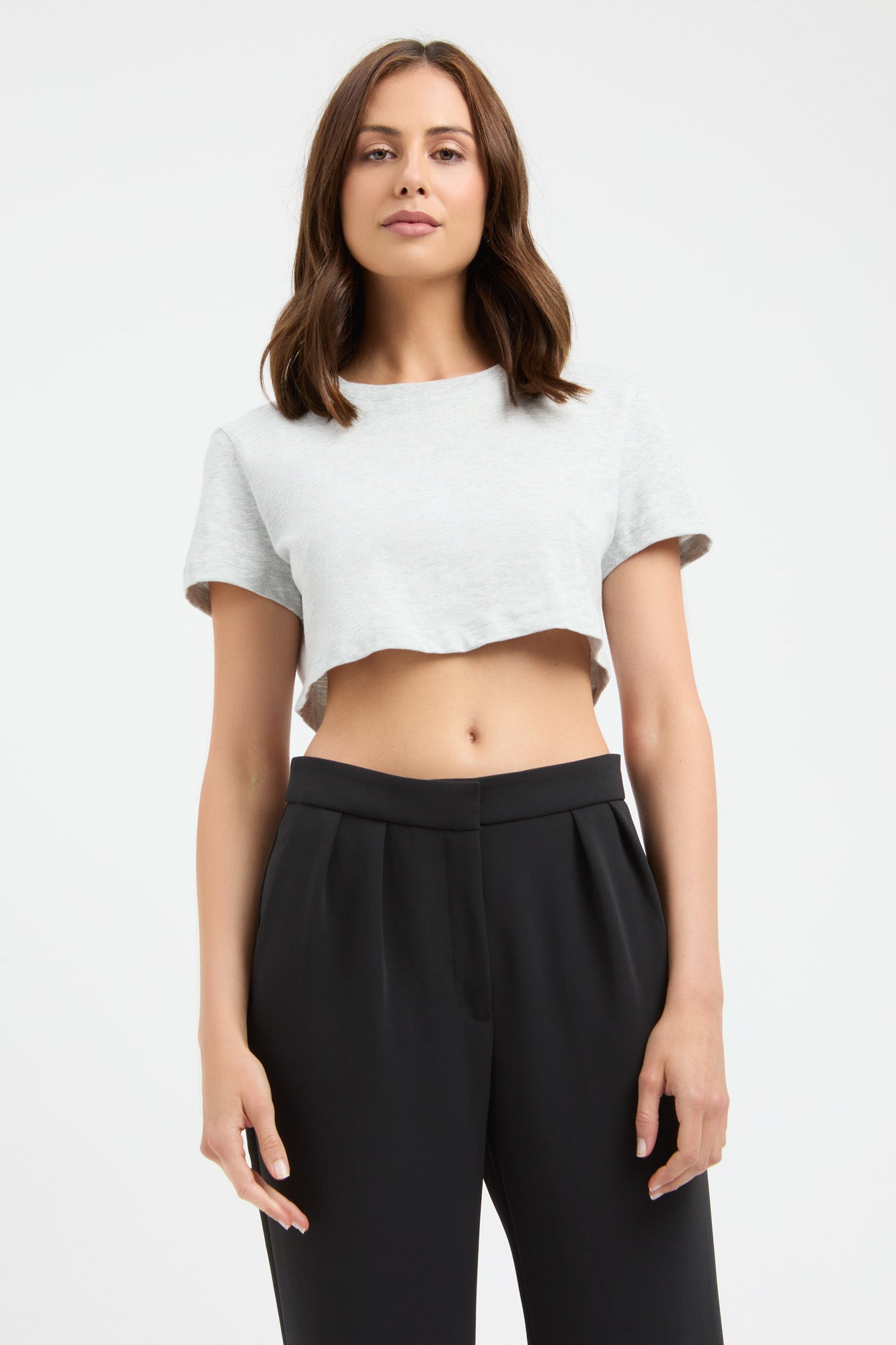 Pull Top Crop Rodier Gris Taille 34/36 - Occasion En Parfait état, Laine Mélangée