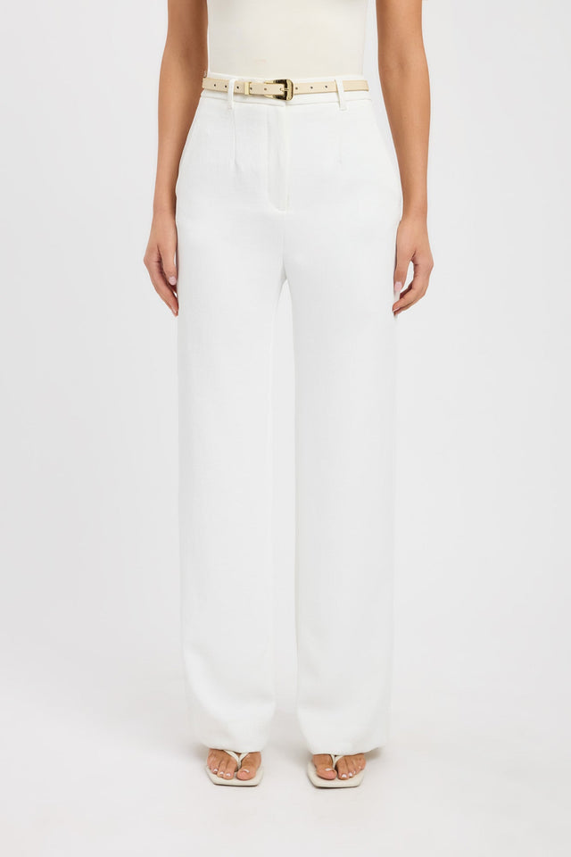 white dress pants for women Oyster Tailored Pant – USA KOOKAÏ