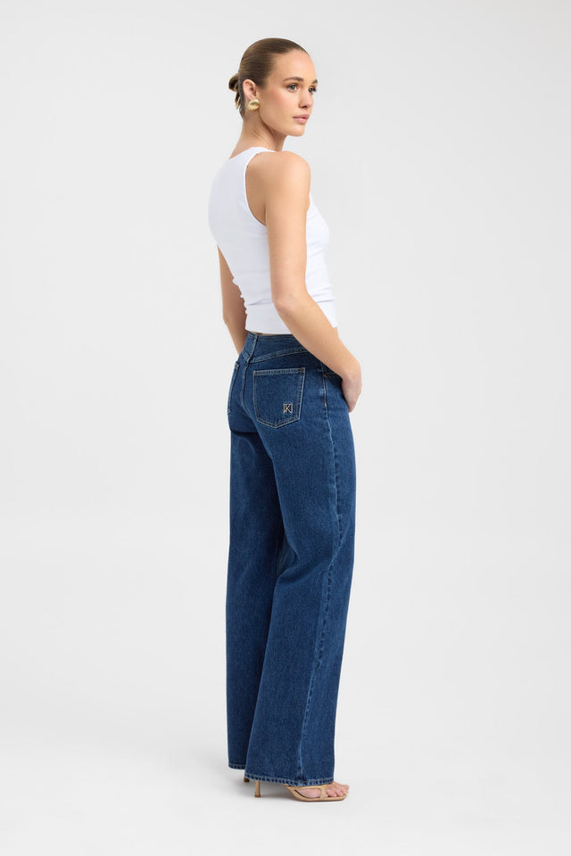 side Lewis Tank Kookai Fitted Thick strap Scoop black womens-singlets 