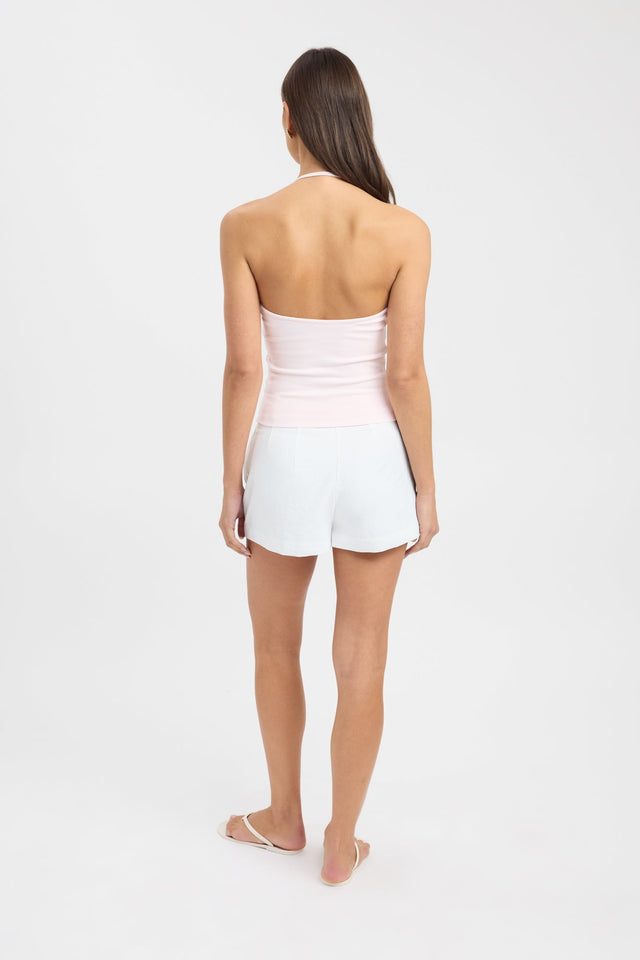 back Kristy Scoop Tank Kookai Fitted Scoopneck Sleeveless Womens-Blouse 