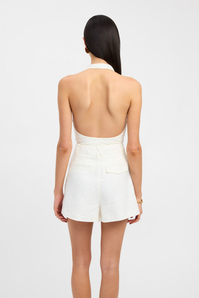 back Roberta Top Kookai Fitted Cowl black womens-singlets 